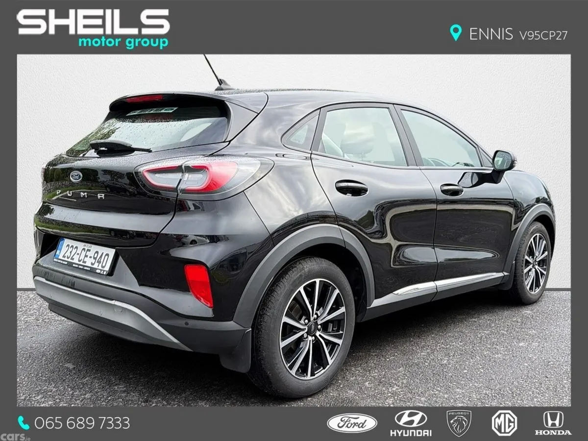 Ford Puma MPV, Petrol Hybrid, 2023, Black
