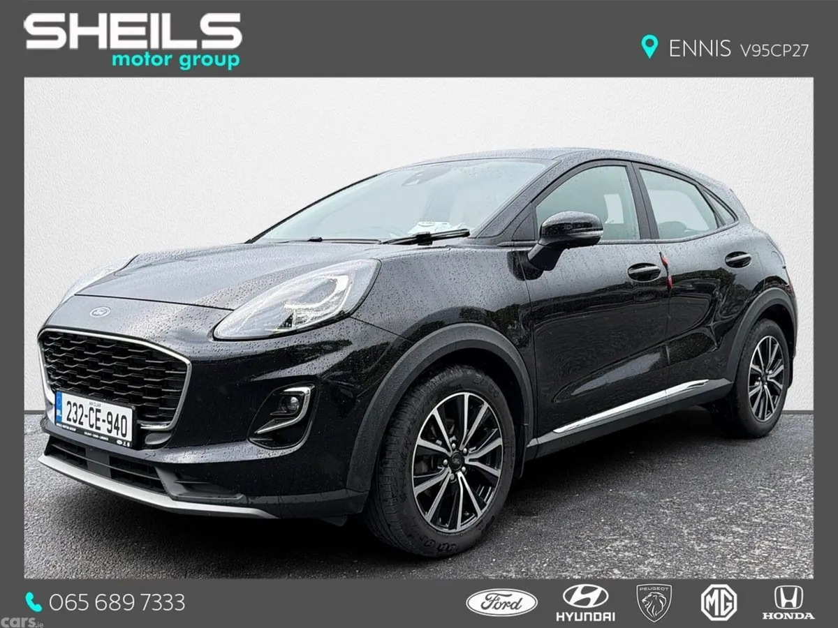 Ford Puma MPV, Petrol Hybrid, 2023, Black