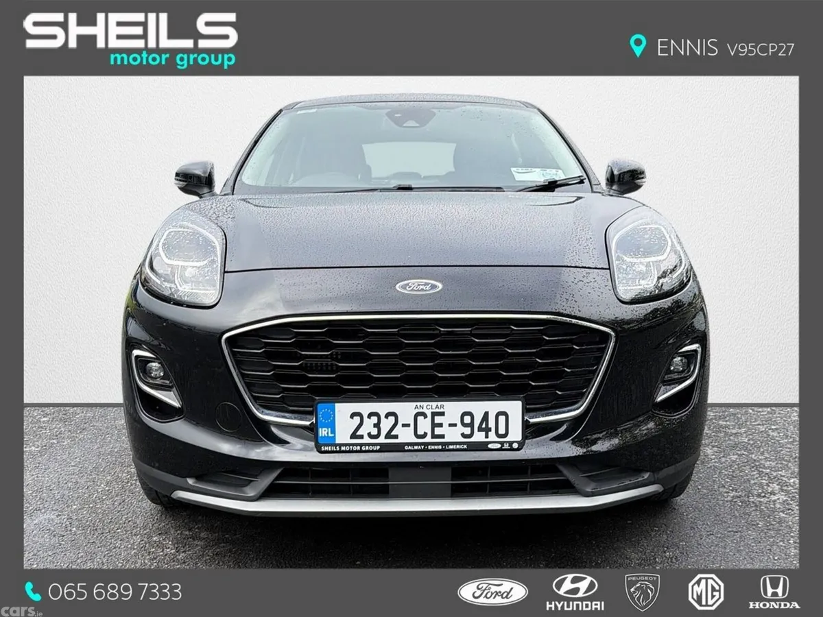 Ford Puma MPV, Petrol Hybrid, 2023, Black