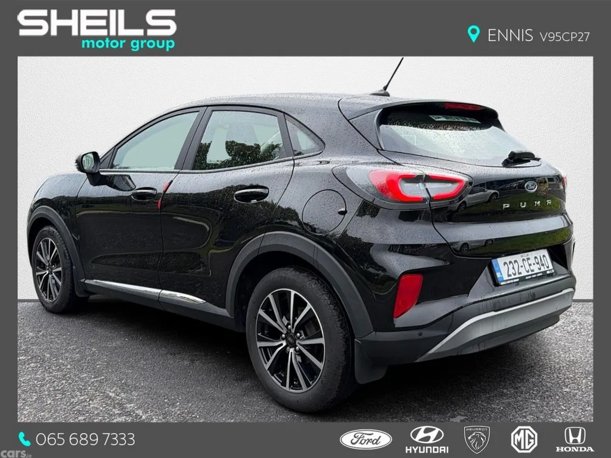 Ford Puma MPV, Petrol Hybrid, 2023, Black