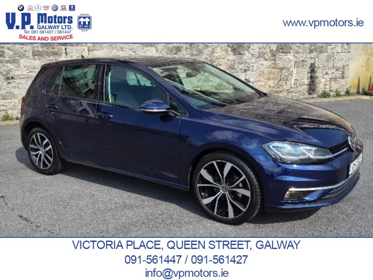 Volkswagen Golf Hatchback, Petrol, 2019, Blue