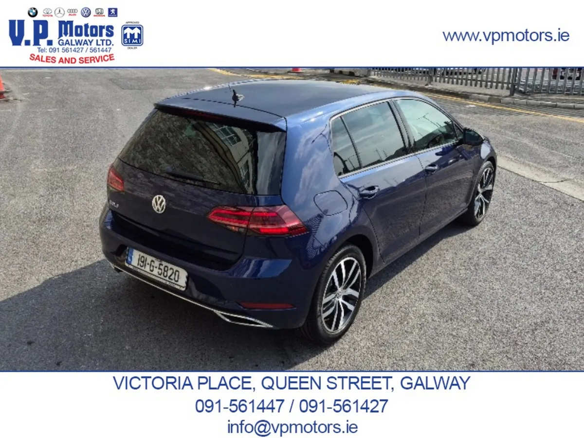 Volkswagen Golf Hatchback, Petrol, 2019, Blue