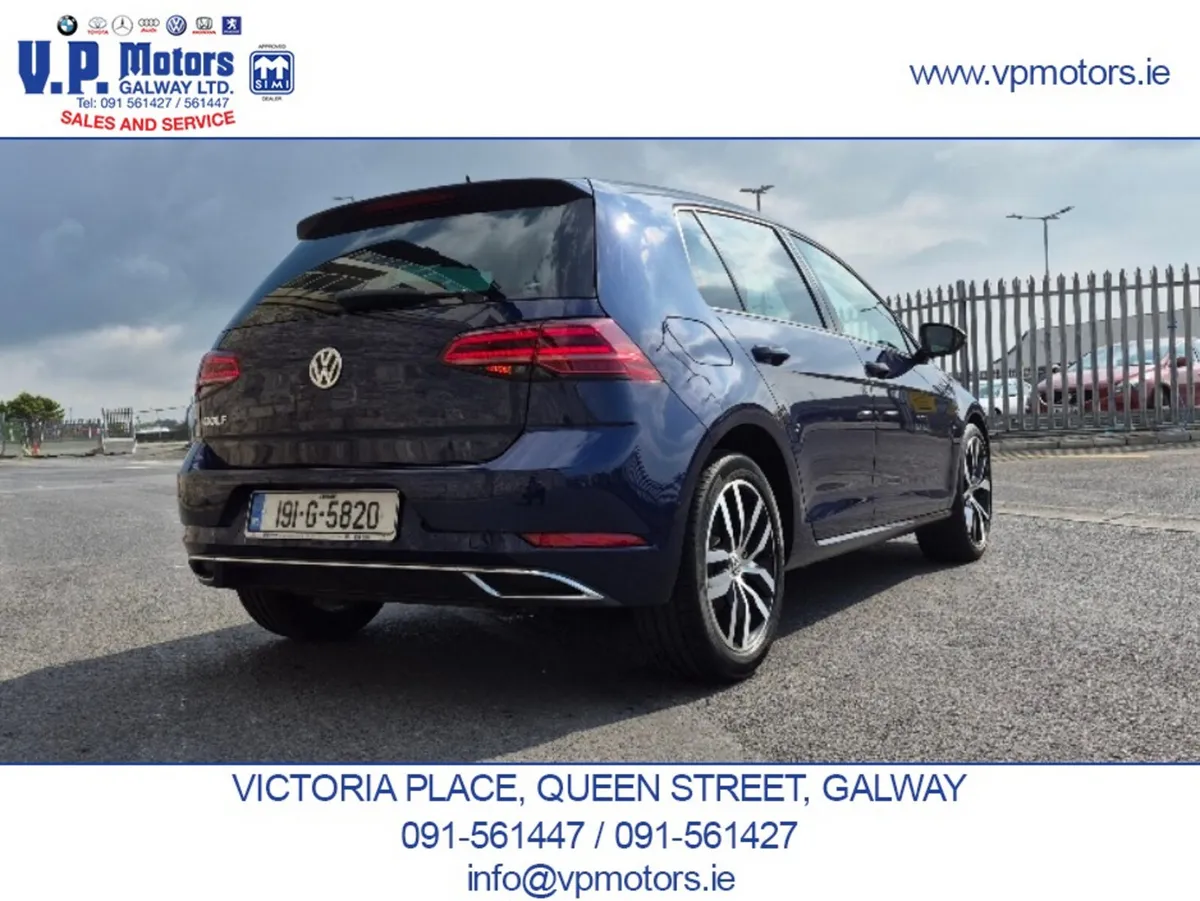 Volkswagen Golf Hatchback, Petrol, 2019, Blue
