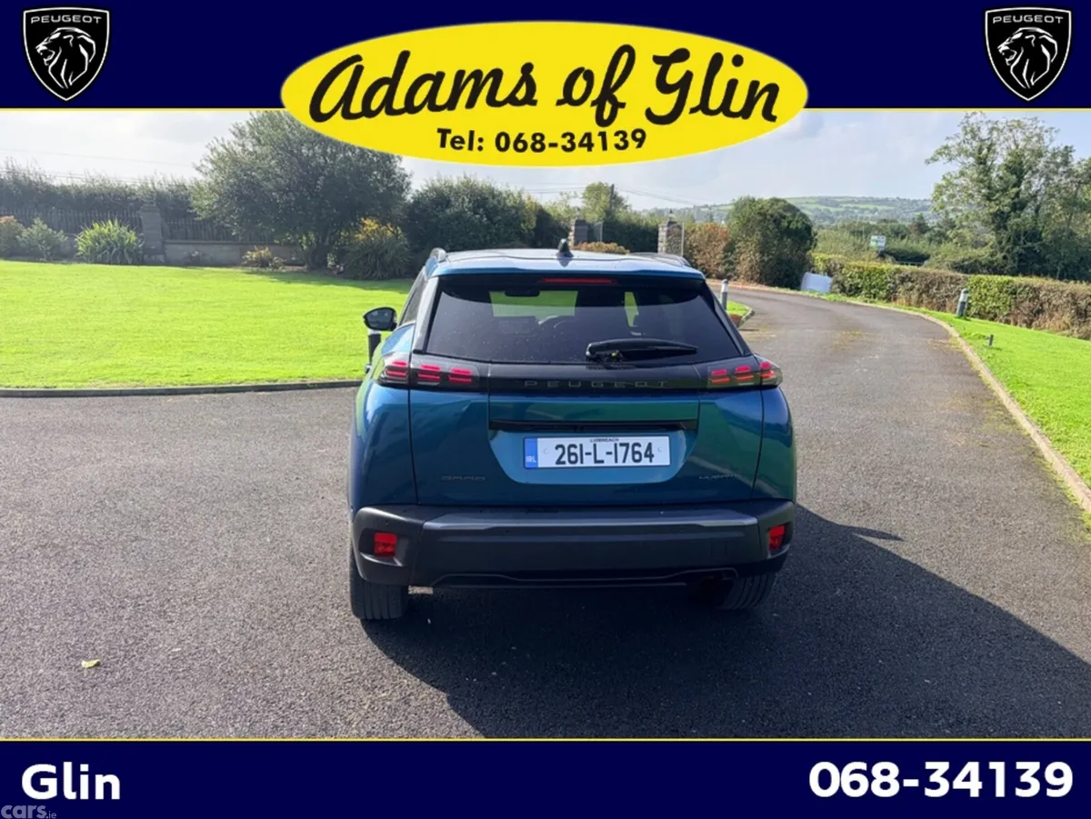 Peugeot 2008 SUV, Petrol Hybrid, 2026, Blue