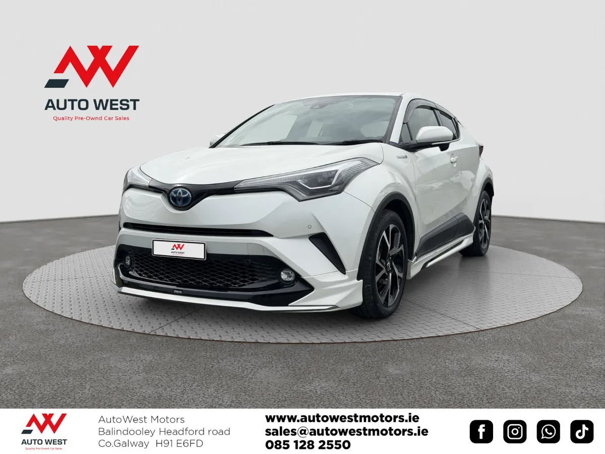 Toyota C-HR Saloon, Petrol Hybrid, 2018, White