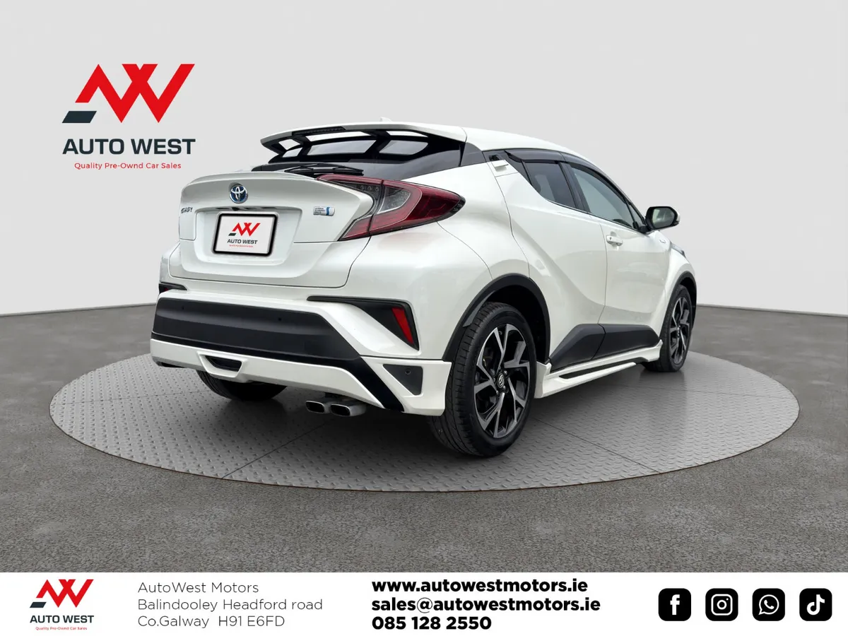 Toyota C-HR Saloon, Petrol Hybrid, 2018, White