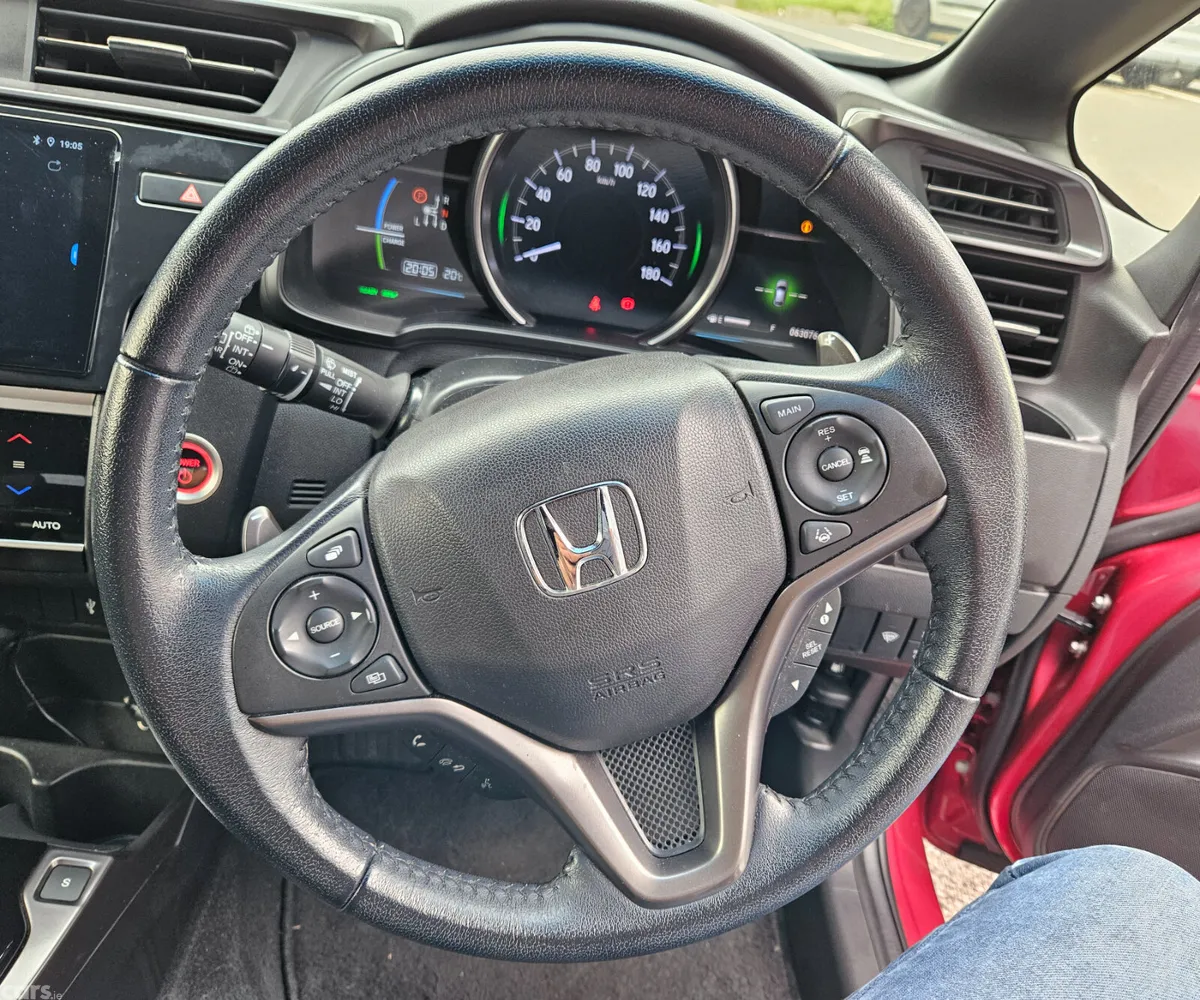 Honda Fit Hatchback, Petrol Hybrid, 2018, Red