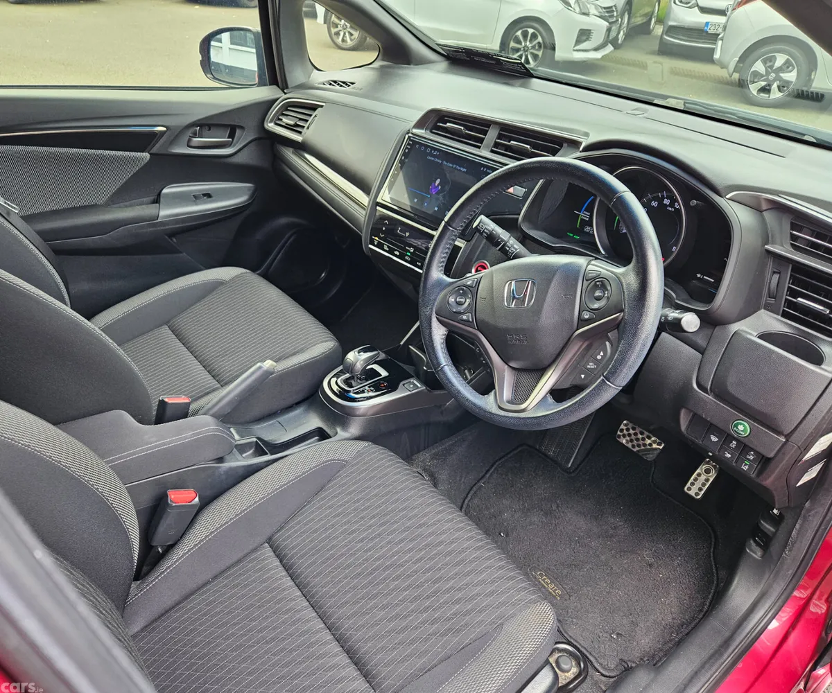 Honda Fit Hatchback, Petrol Hybrid, 2018, Red