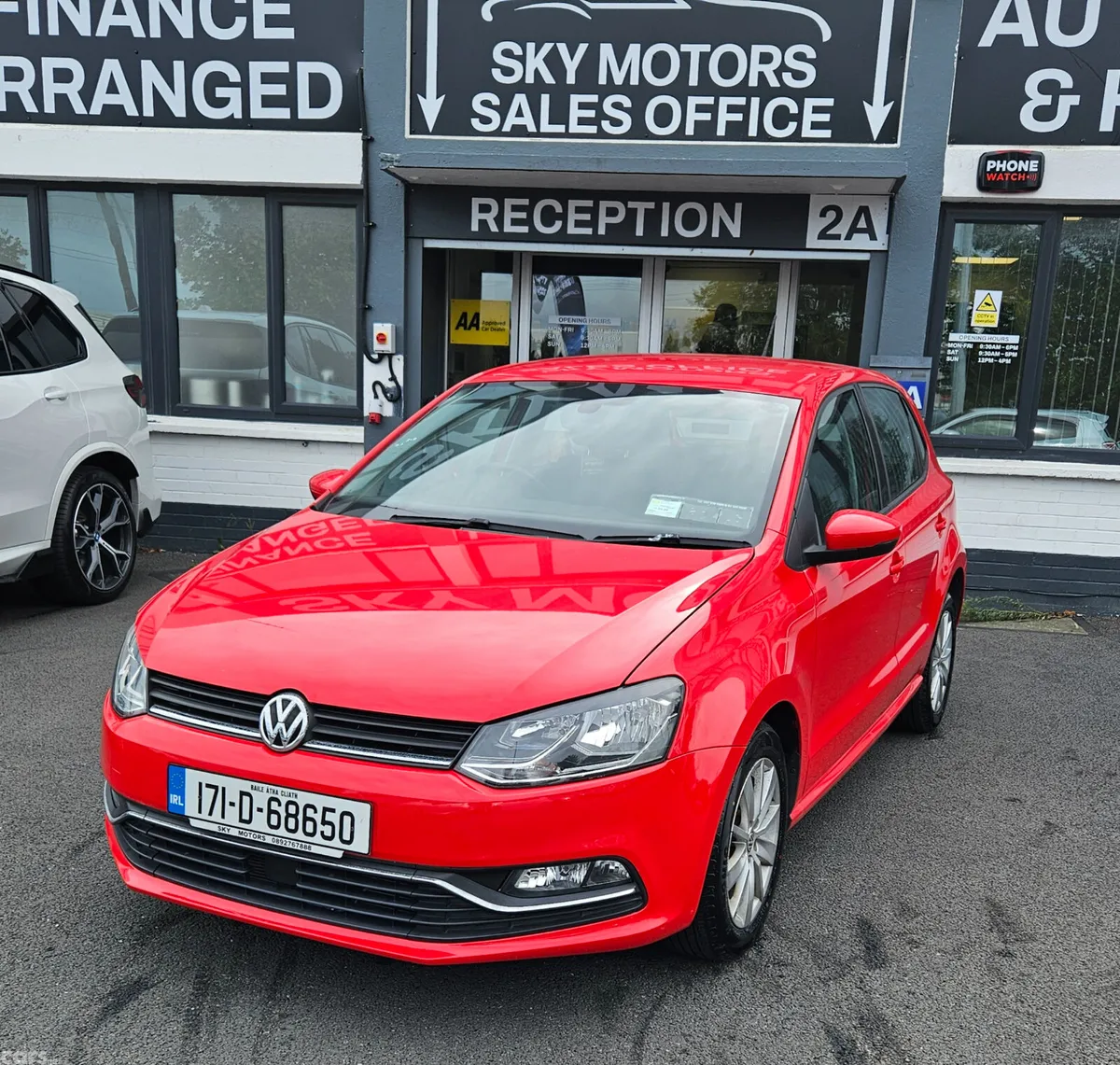 Volkswagen Polo Hatchback, Petrol, 2017, Red
