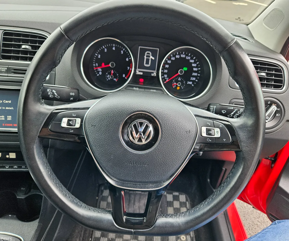 Volkswagen Polo Hatchback, Petrol, 2017, Red