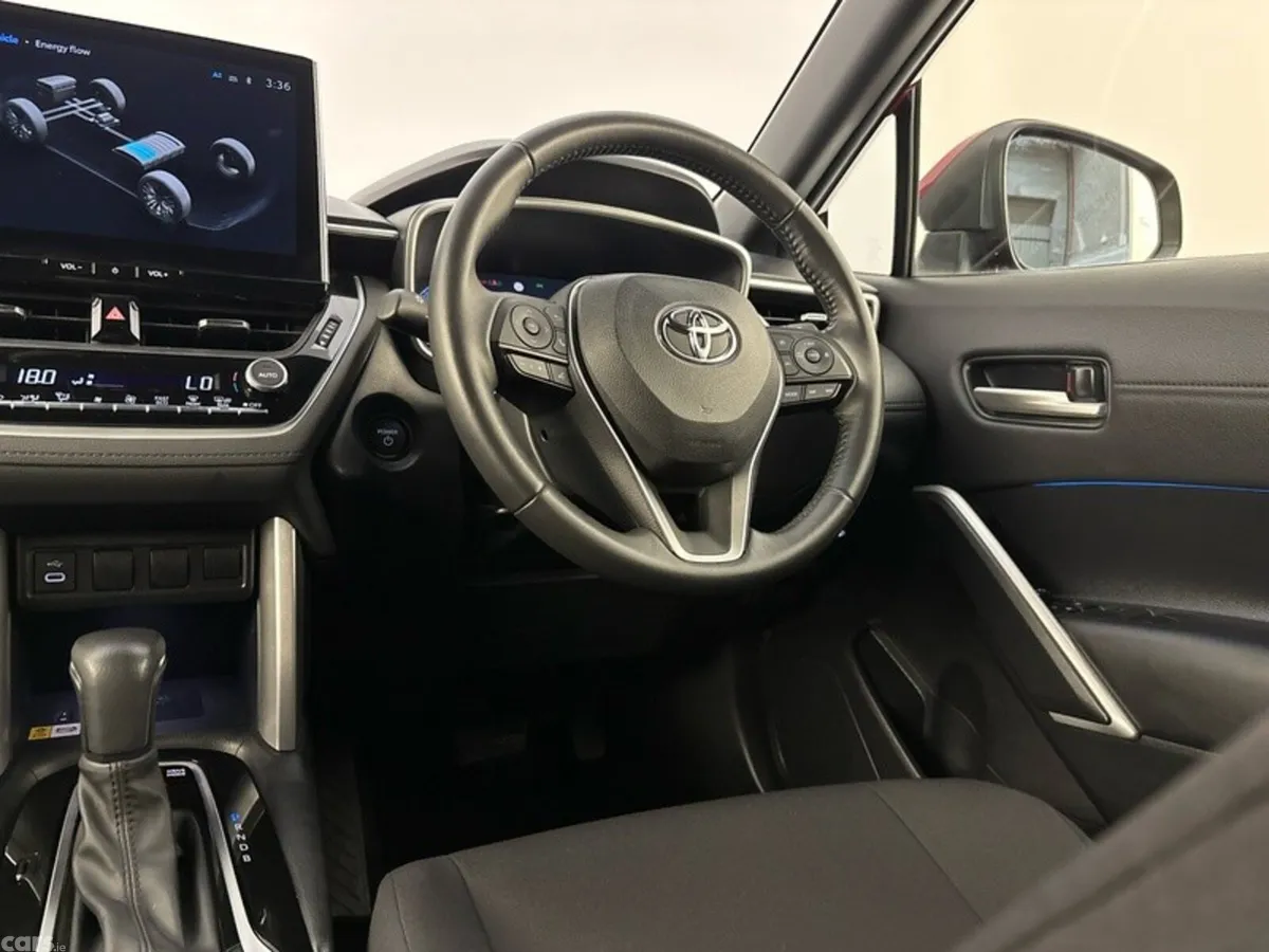 Toyota Corolla Cross SUV, Petrol Hybrid, 2024, Red