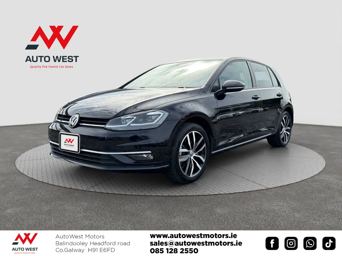 Volkswagen Golf Hatchback, Petrol, 2019, Black