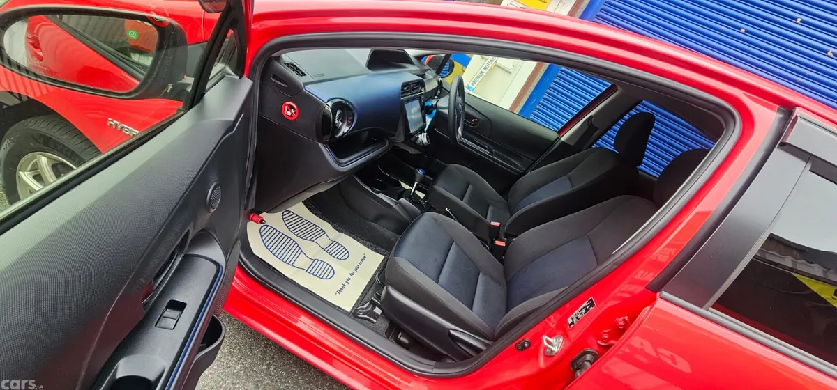 Toyota Aqua Hatchback, Petrol Hybrid, 2016, Red