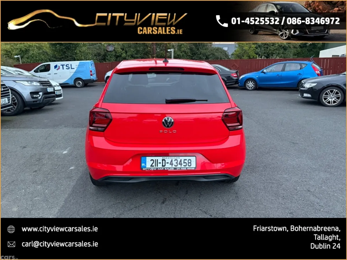 Volkswagen Polo Hatchback, Petrol, 2021, Red