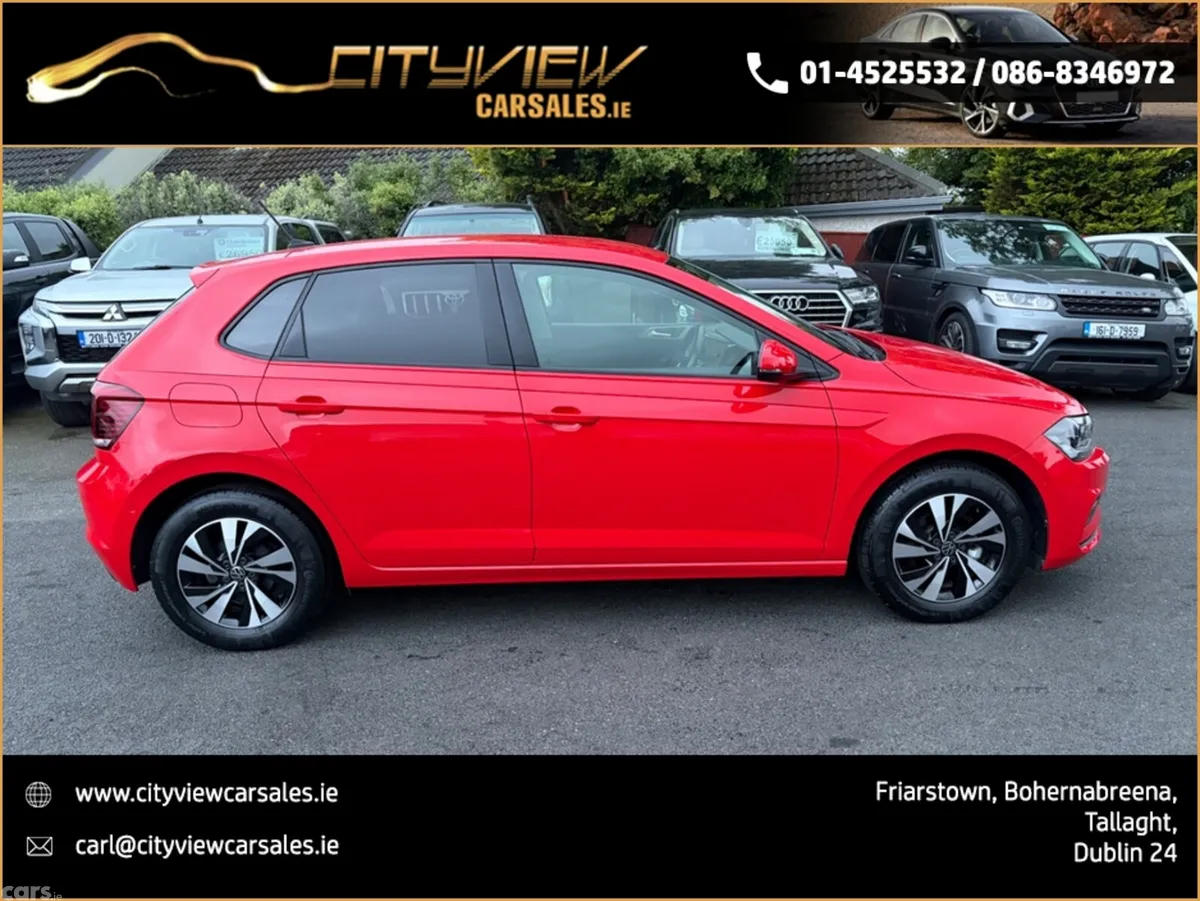 Volkswagen Polo Hatchback, Petrol, 2021, Red