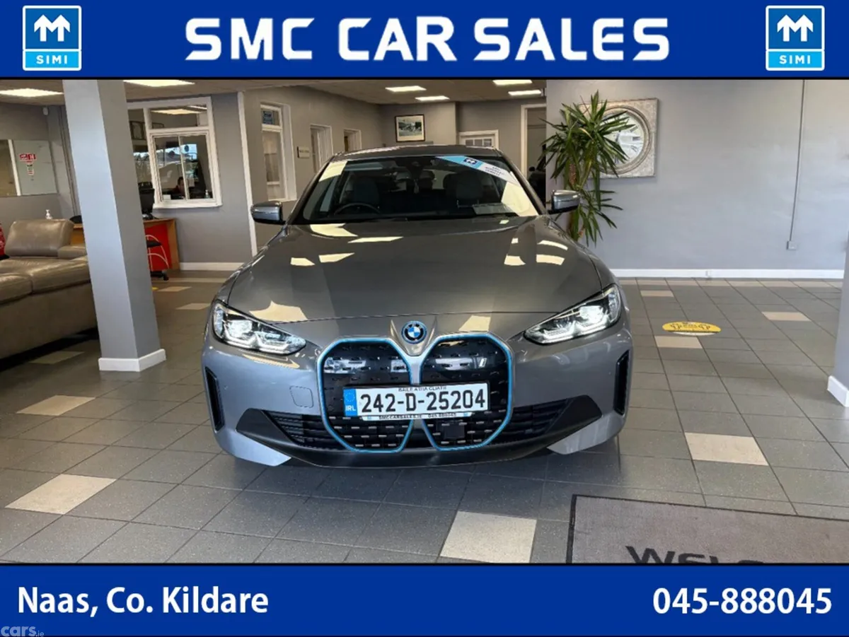 BMW i4 Coupe, Electric, 2024, Grey