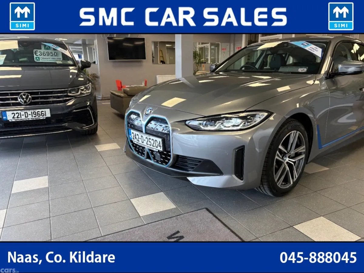 BMW i4 Coupe, Electric, 2024, Grey