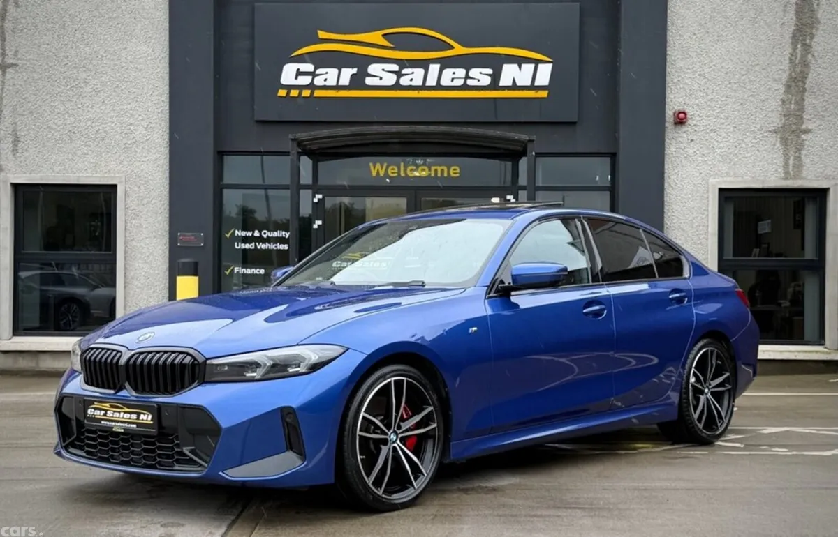 BMW 3-Series Saloon, Diesel Hybrid, 2023, Blue