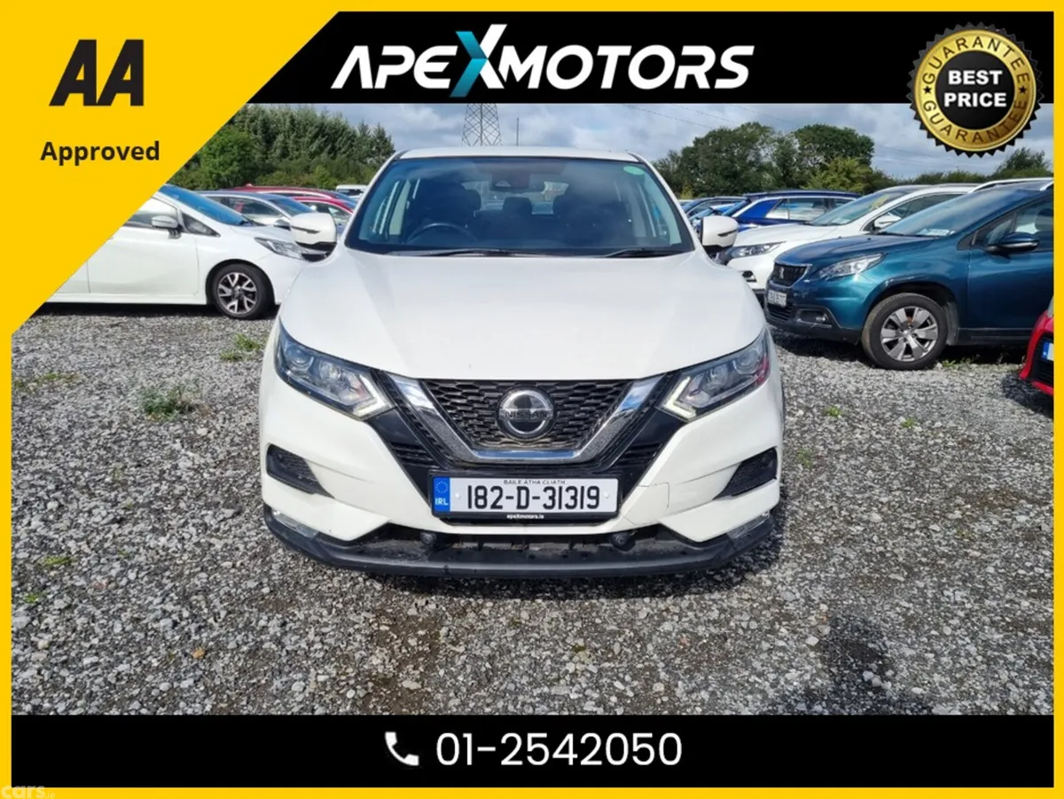 Nissan Qashqai SUV, Diesel, 2018, White