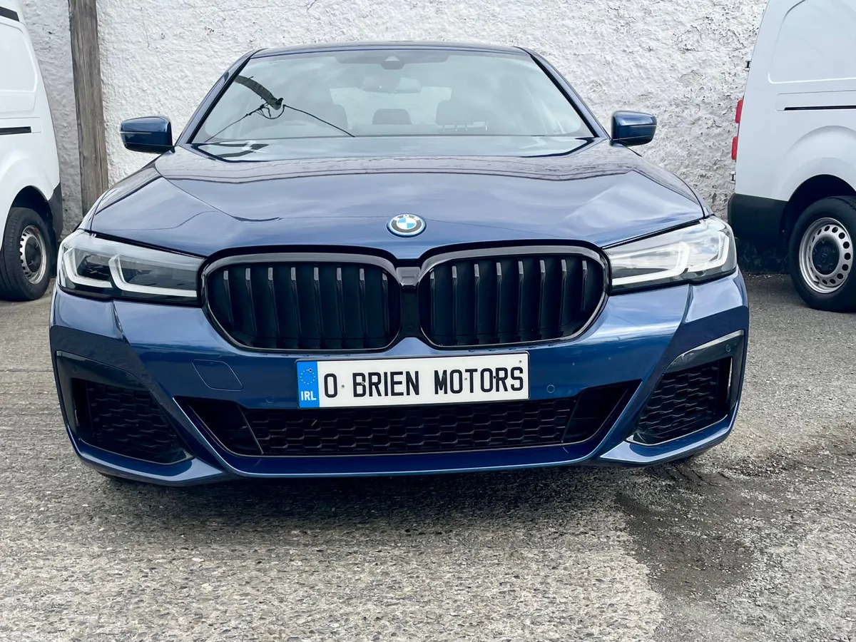 BMW 5-Series Saloon, Petrol Plug-in Hybrid, 2023, Blue