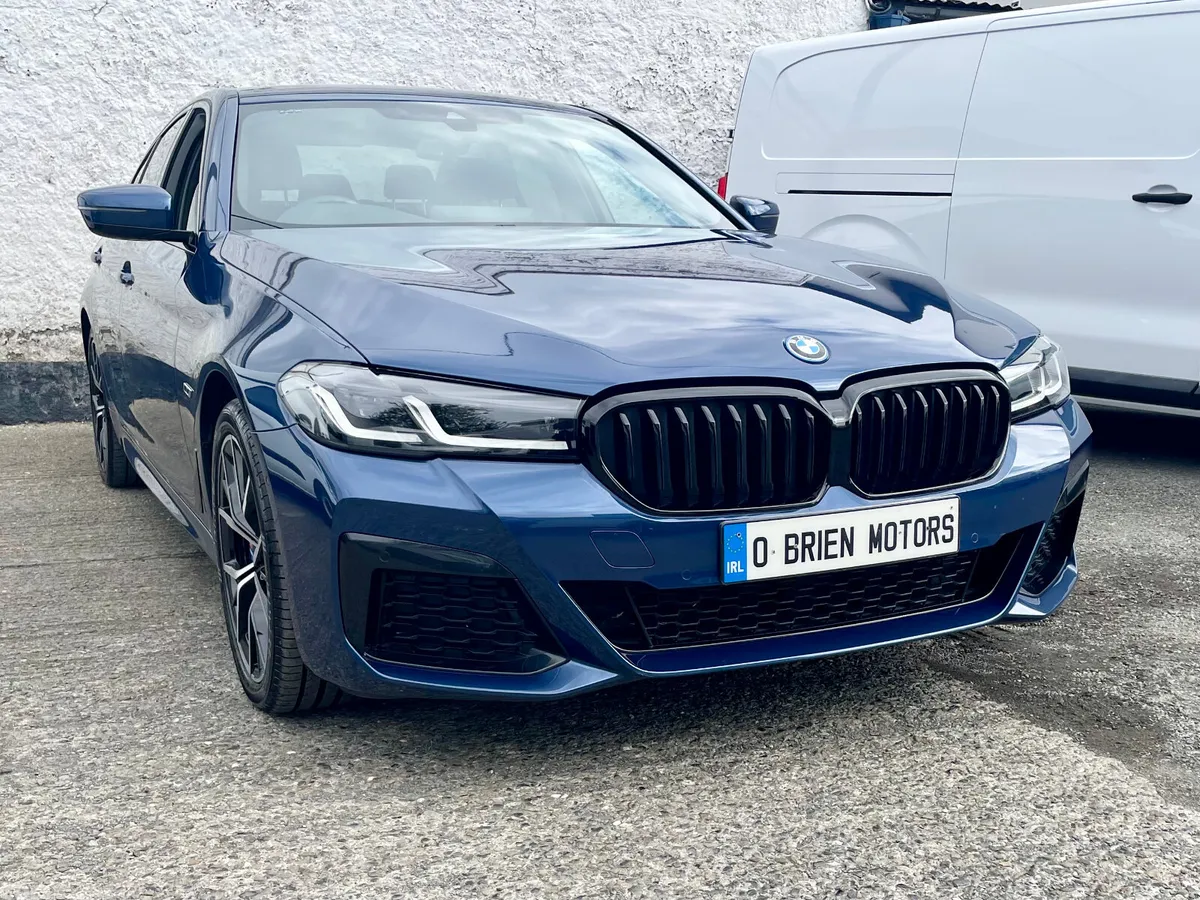 BMW 5-Series Saloon, Petrol Plug-in Hybrid, 2023, Blue