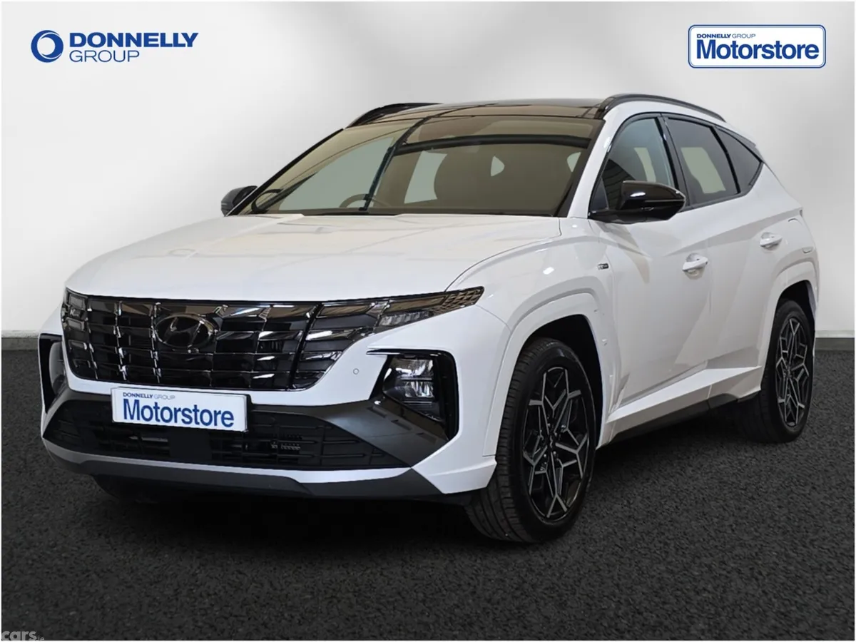 Hyundai Tucson SUV, Petrol Hybrid, 2024, White