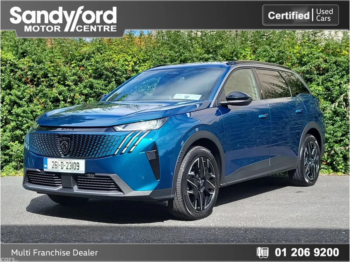 Peugeot 5008 SUV, Petrol, 2026, Blue
