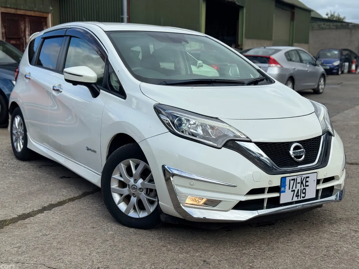 Nissan Note Hatchback, Petrol Hybrid, 2017, White