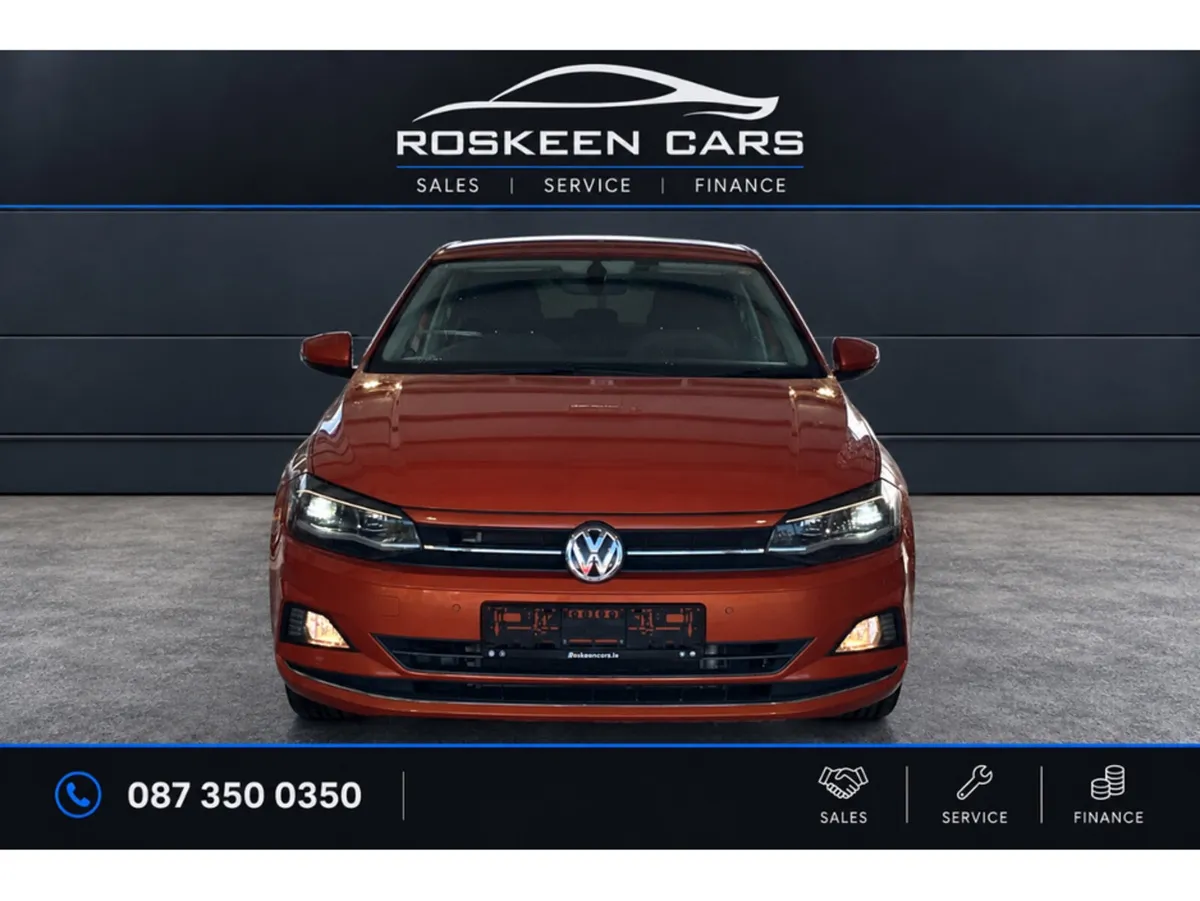 Volkswagen Polo Hatchback, Petrol, 2018, Orange