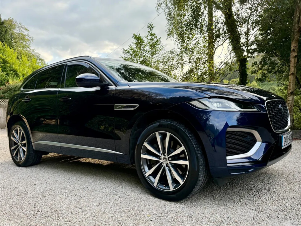 Jaguar F-Pace SUV, Petrol Plug-in Hybrid, 2024, Blue