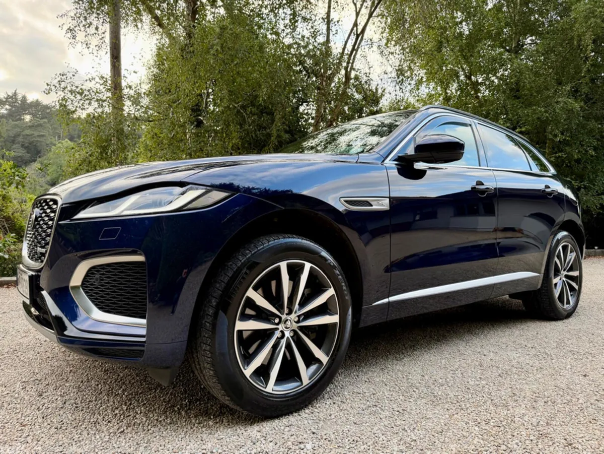 Jaguar F-Pace SUV, Petrol Plug-in Hybrid, 2024, Blue