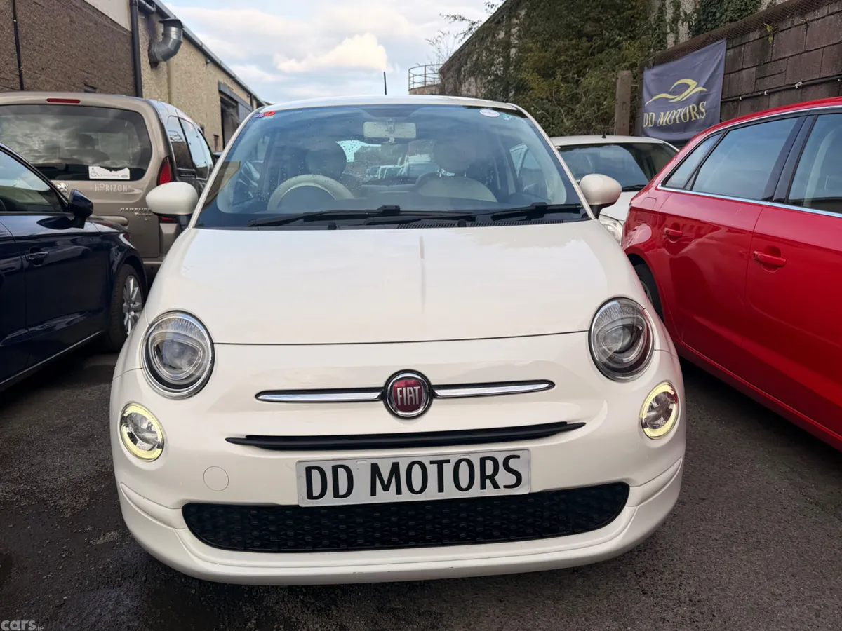 Fiat 500 Hatchback, Petrol, 2017, White