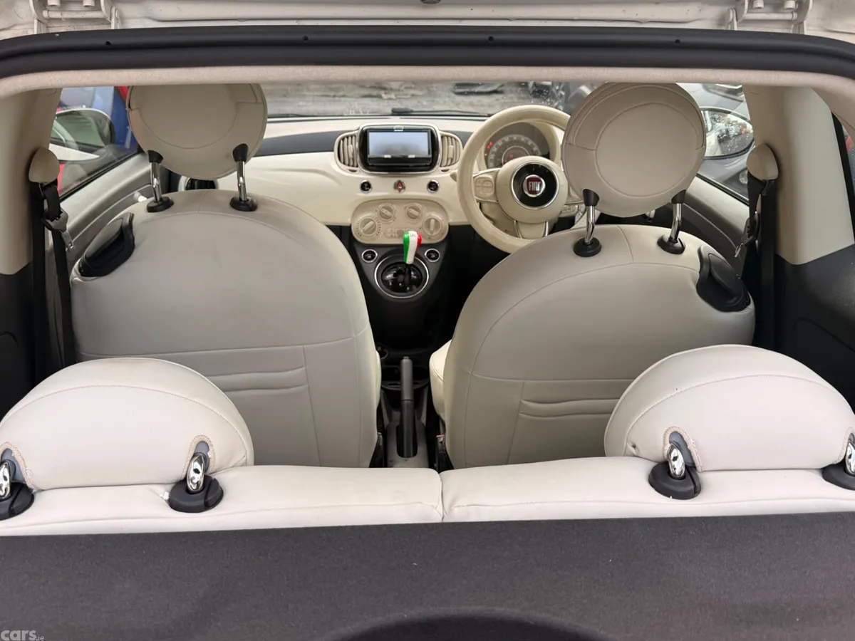 Fiat 500 Hatchback, Petrol, 2017, White