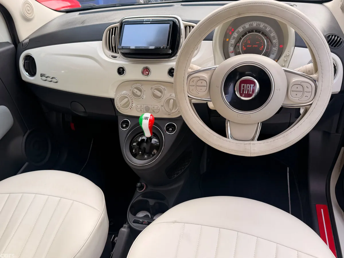 Fiat 500 Hatchback, Petrol, 2017, White