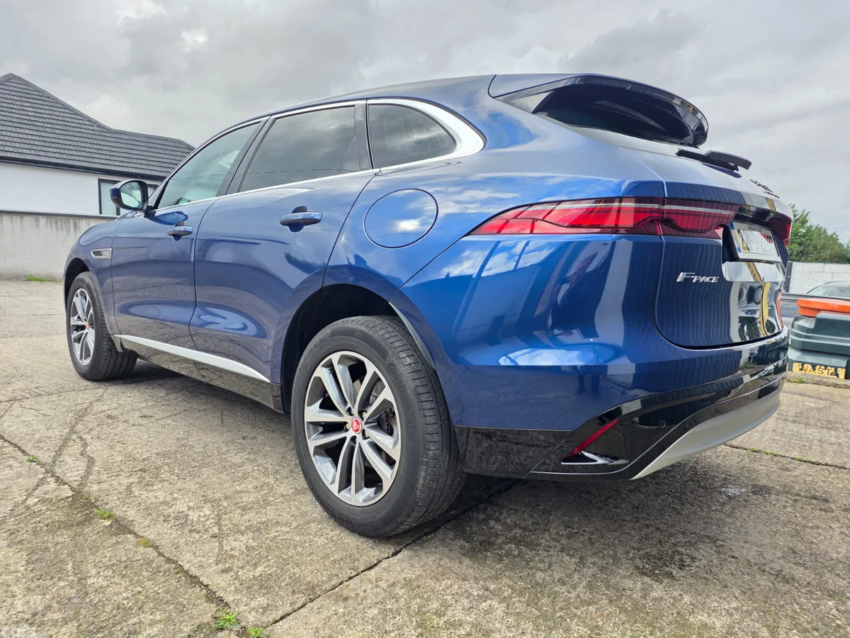 Jaguar F-Pace SUV, Petrol Plug-in Hybrid, 2022, Blue