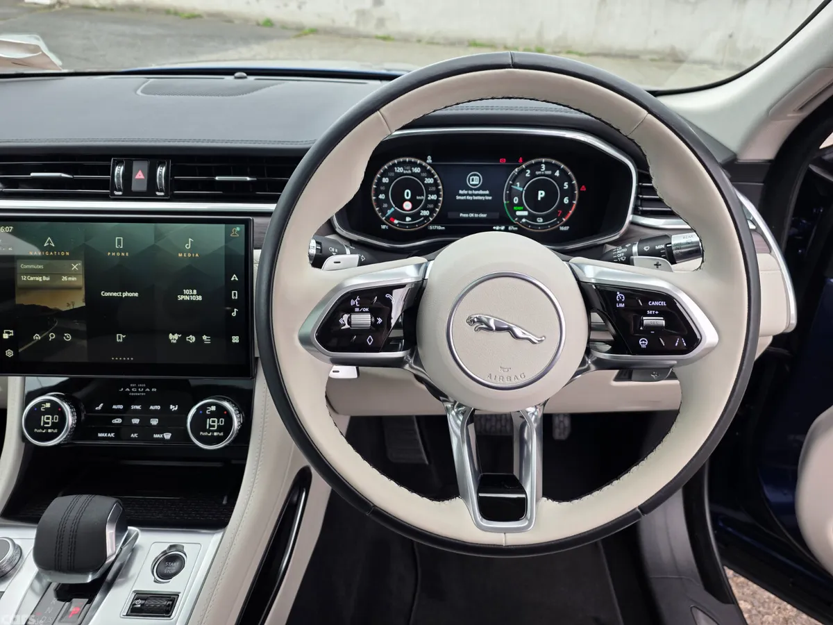 Jaguar F-Pace SUV, Petrol Plug-in Hybrid, 2022, Blue