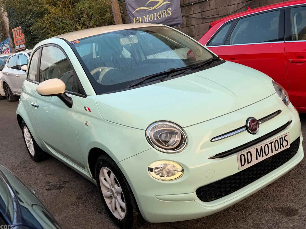 Fiat 500 Hatchback, Petrol, 2016, Green