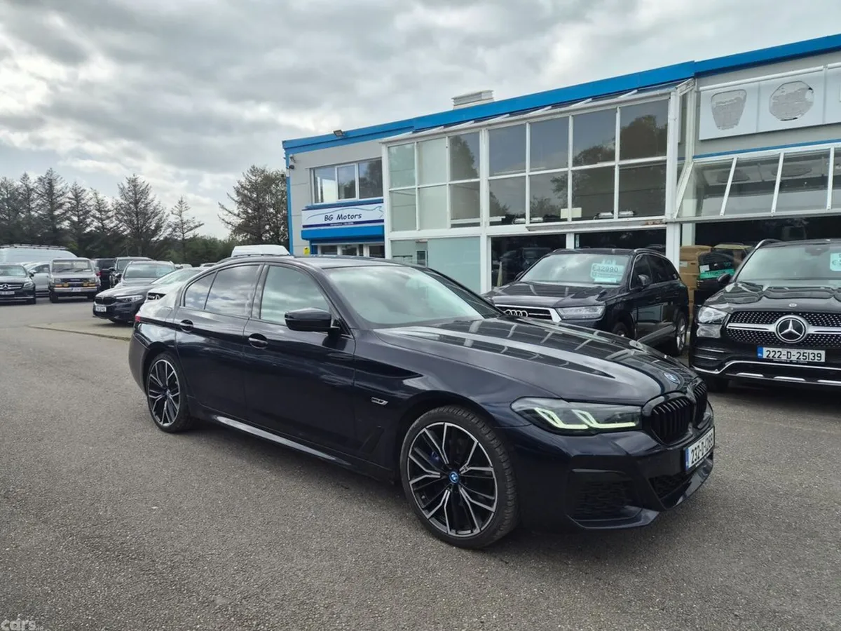 BMW 5-Series Saloon, Petrol Plug-in Hybrid, 2023, Black