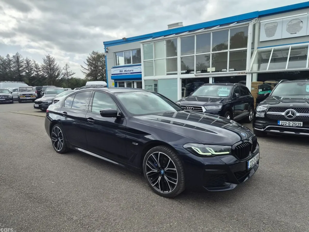 BMW 5-Series Saloon, Petrol Plug-in Hybrid, 2023, Black