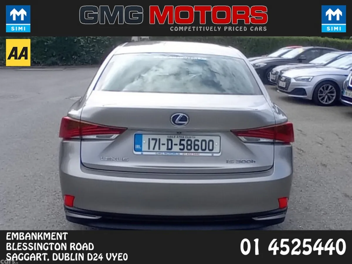Lexus IS Saloon, Petrol Hybrid, 2017, Silver