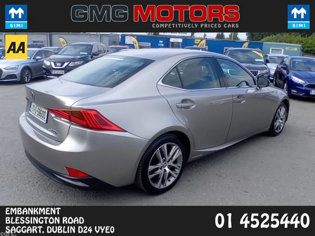 Lexus IS Saloon, Petrol Hybrid, 2017, Silver
