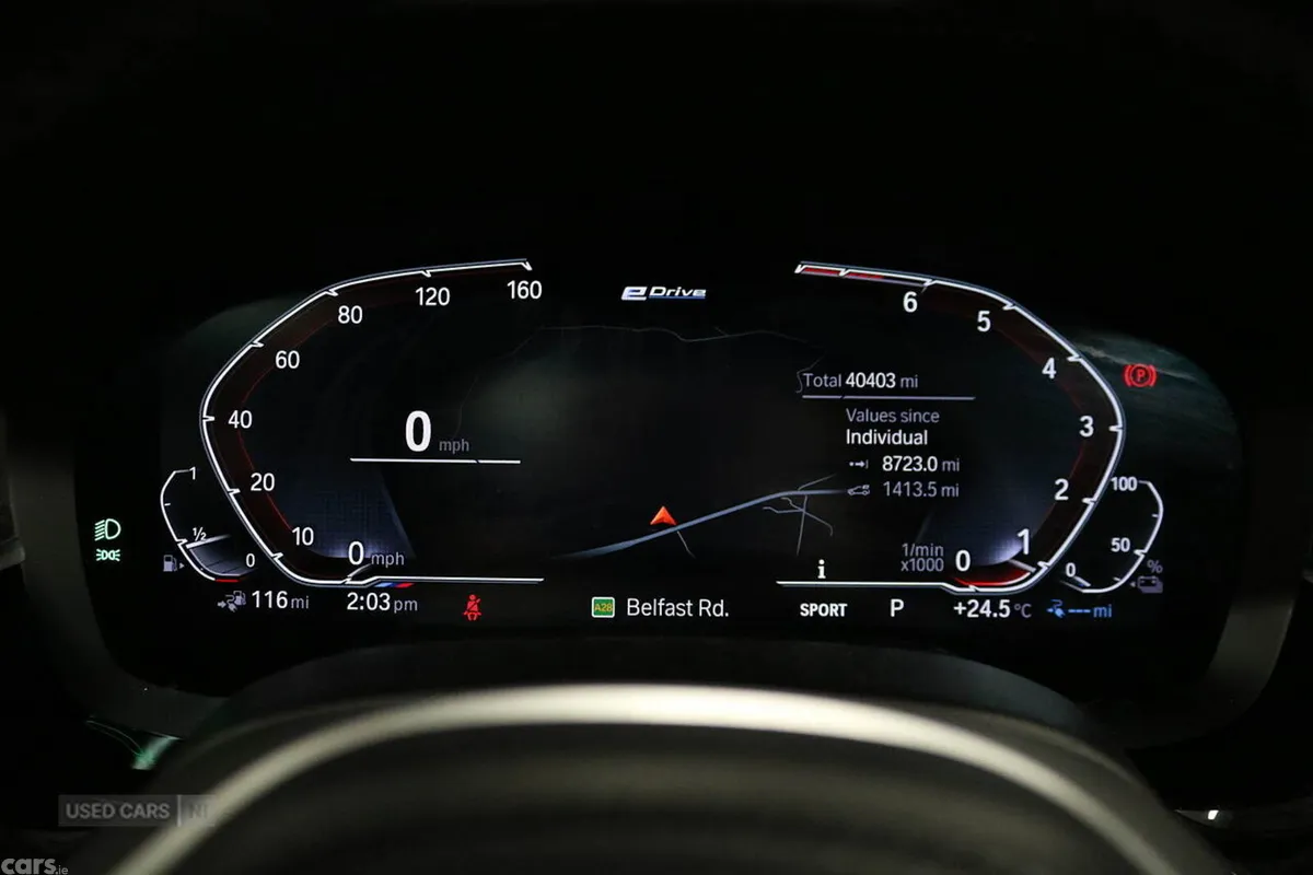 BMW 5-Series Estate, Petrol Hybrid, 2023, Black