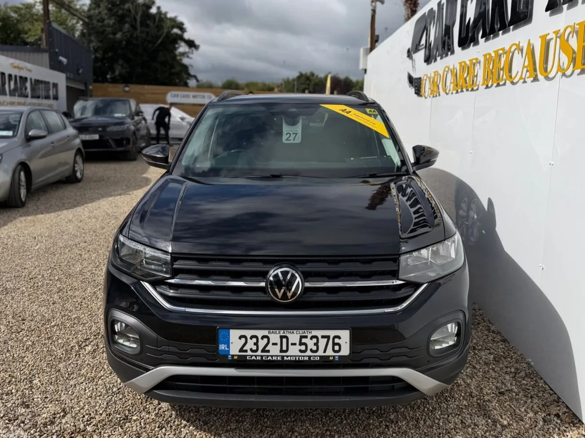 Volkswagen T-Cross Hatchback, Petrol, 2023, Black