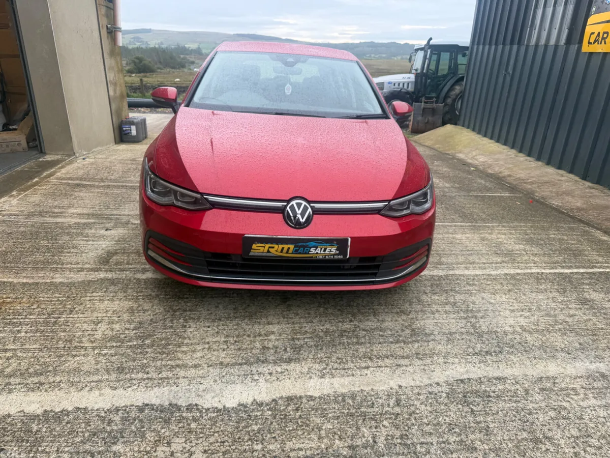 Volkswagen Golf Hatchback, Petrol Hybrid, 2022, Red