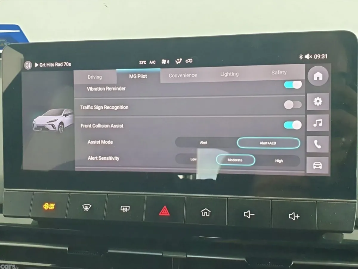 MG MG4 Hatchback, Electric, 2023, Black