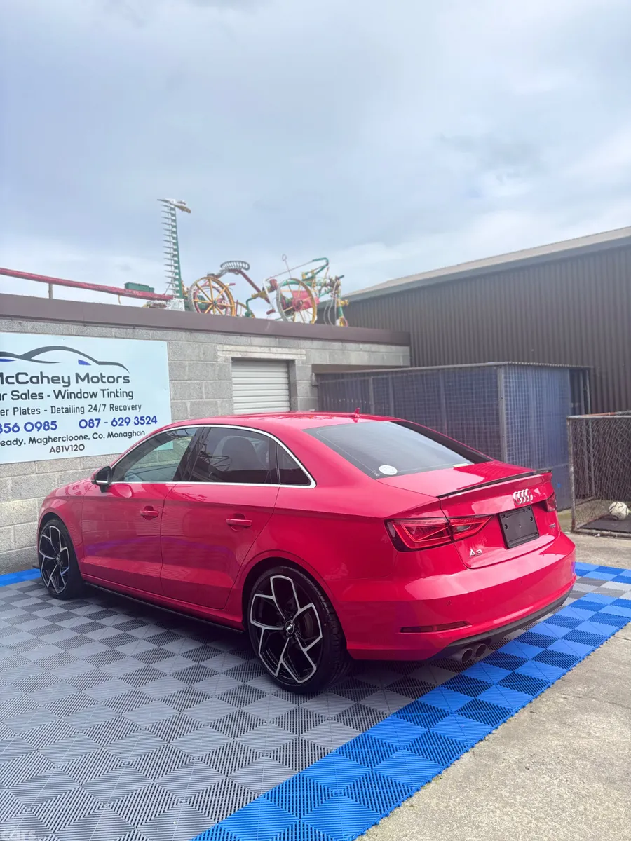 Audi A3 Saloon, Petrol, 2015, Red