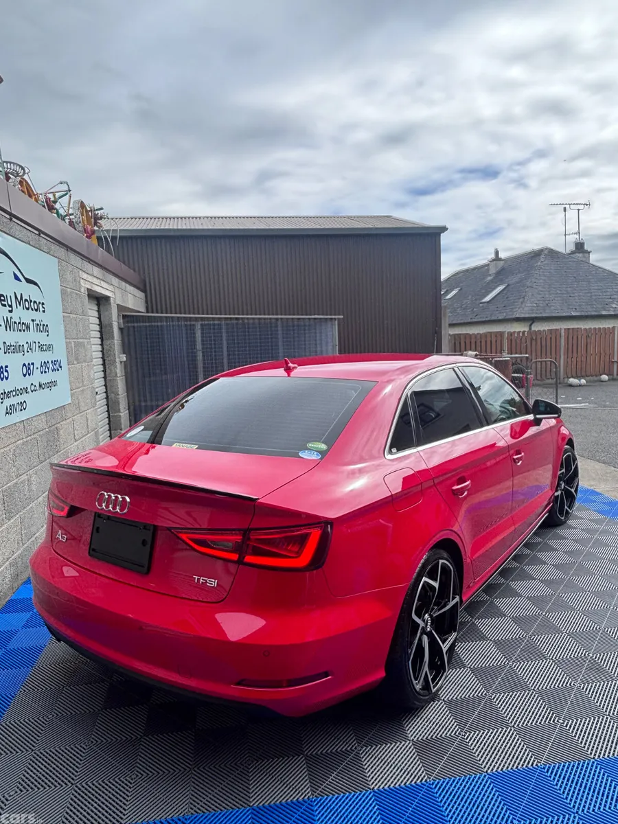 Audi A3 Saloon, Petrol, 2015, Red