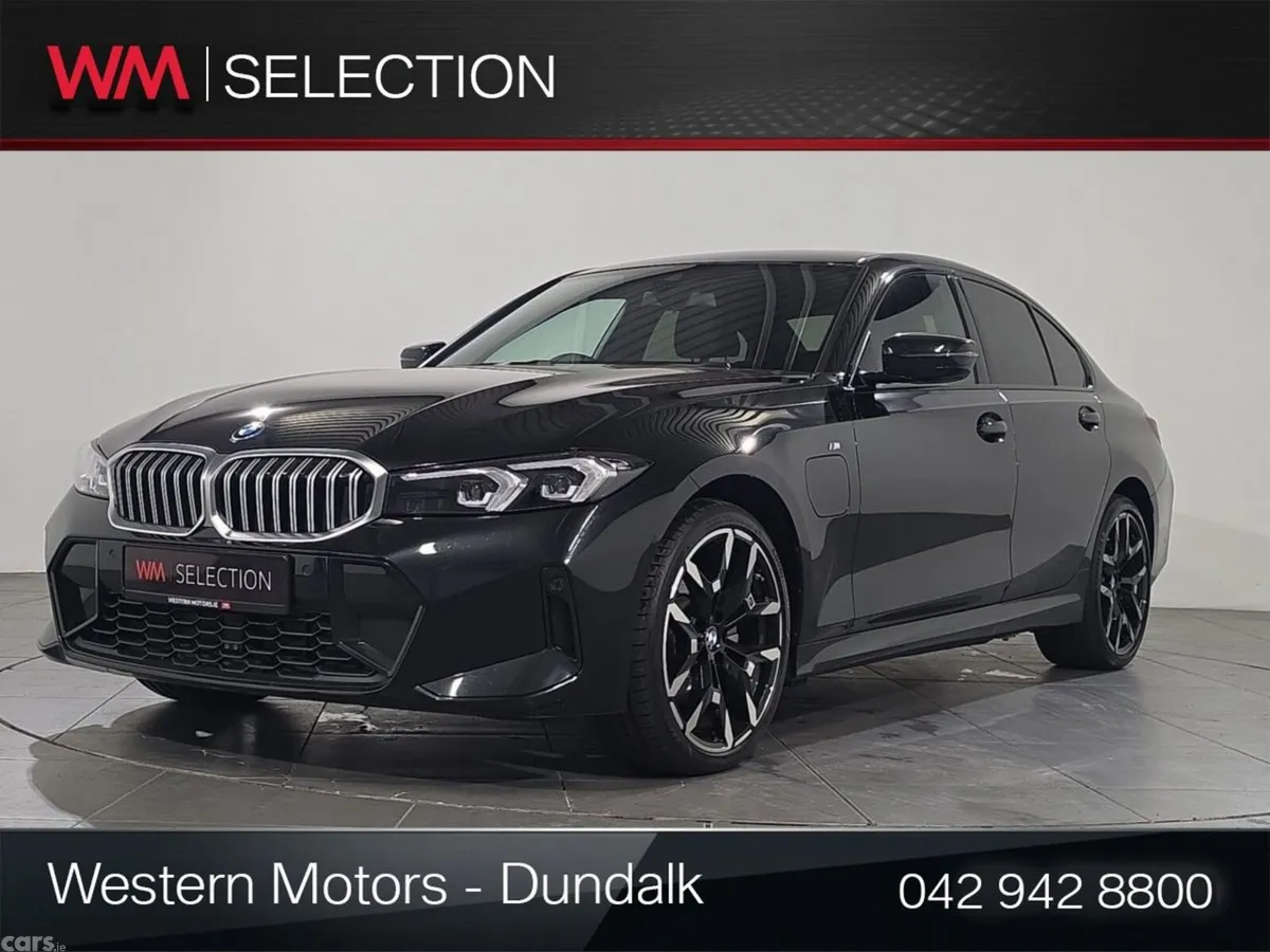 BMW 3-Series Saloon, Petrol Plug-in Hybrid, 2025, Black