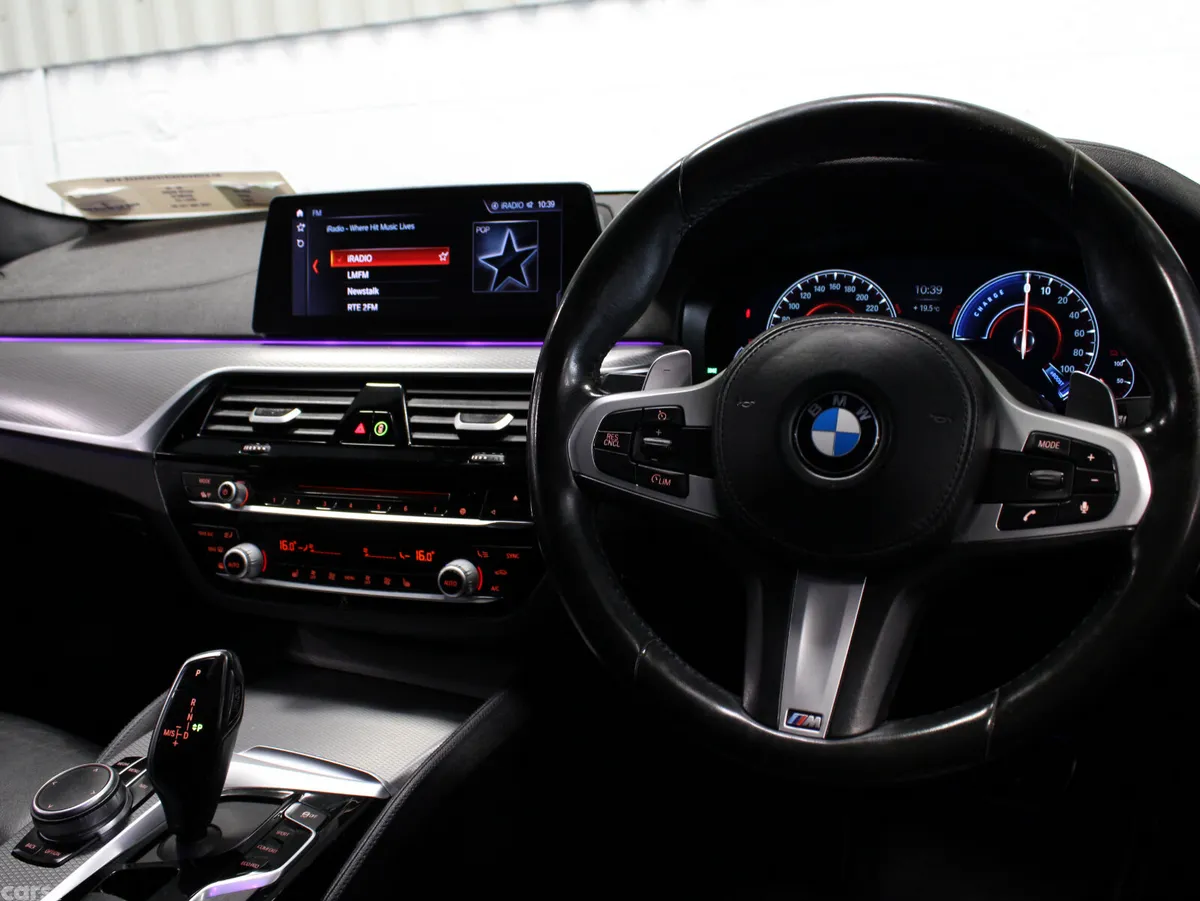 BMW 5-Series Saloon, Petrol Plug-in Hybrid, 2019, Black