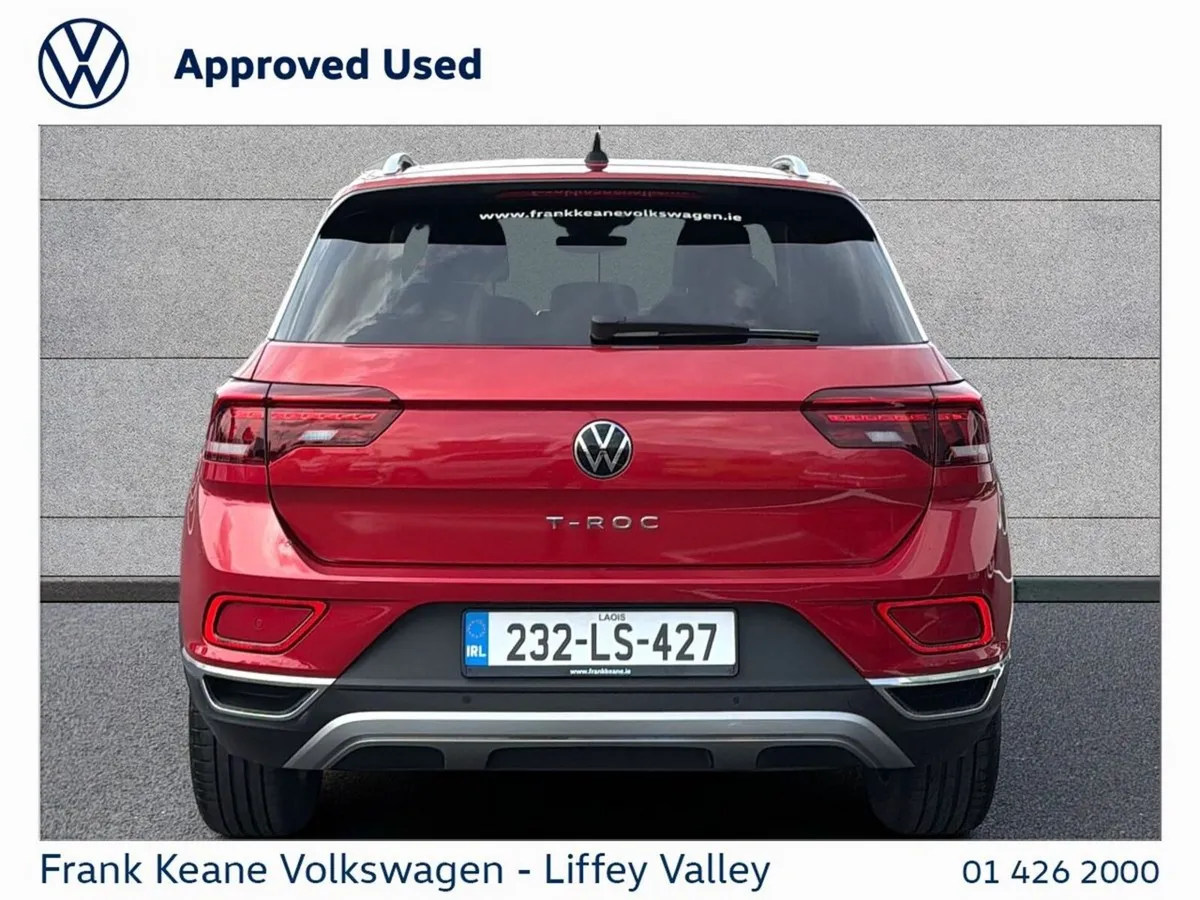 Volkswagen T-Roc SUV, Petrol, 2023, Red